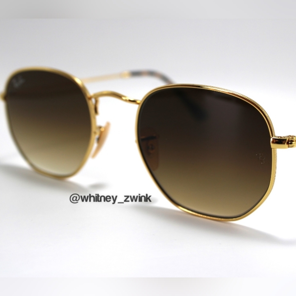 Model Display Rayban Hexagonal Gradient Rb3548n 5… - image 8